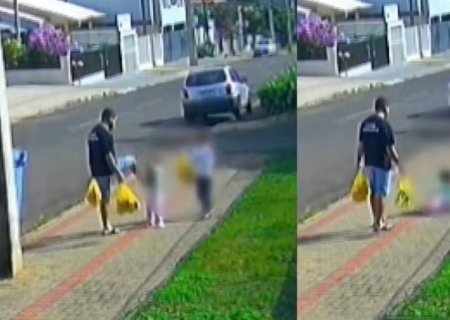 Mãe registra B.O. após pai ser flagrado chutando filha de 3 anos