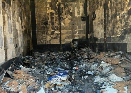 Corpo carbonizado é encontrado em posto de gasolina abandonado em MS