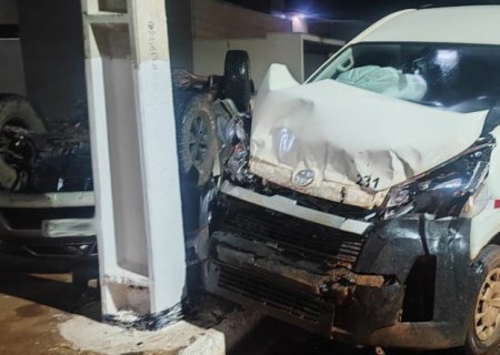 IVINHEMA: Capotamento é registrado durante a madrugada no bairro Vitória
