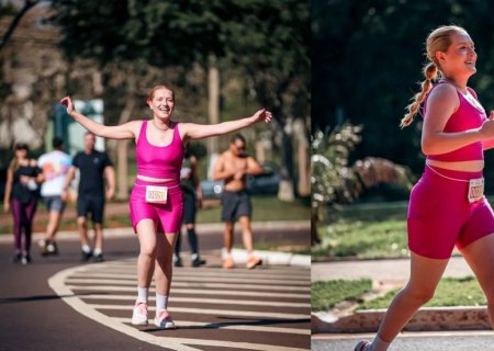 Após enfrentar doença autoimune que causa fraqueza muscular, jovem corre 2 km para celebrar aniversário