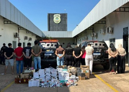 Polícia prende 11 e fecha depósito clandestino de medicamentos em MS