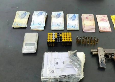 Homem é preso com droga e arma durante investigação de homicídio em Sidrolândia
