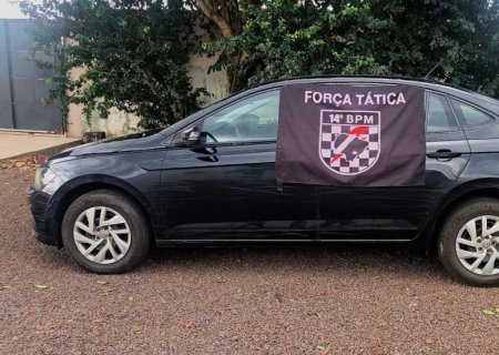 FÁTIMA DO SUL: Força Tática do 14º BPM recupera veículo roubado e prende homem por receptação