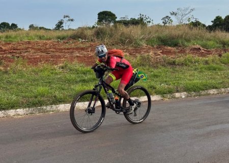 Paratleta Bruno Paim encara desafio de 807 km de bicicleta até Barretos e passa por Ivinhema