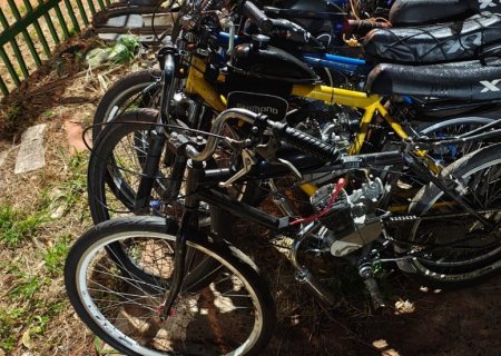 NOVA ANDRADINA: Adolescentes têm bicicletas motorizadas apreendidas após manobras perigosas