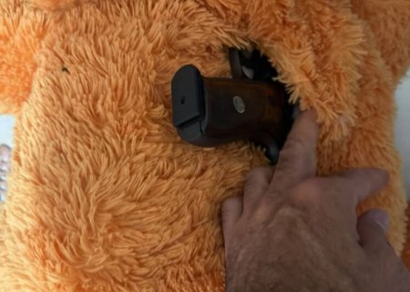 Pistola é encontrada dentro de bicho de pelúcia durante operação que prendeu cinco em MS