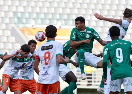Naviraiense perde para o Palmeiras por 10 a 0 pela Copa do Brasil Sub-20