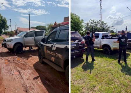 DEODÁPOLIS: Após “cavalo de pau' e fuga, Polícia Civil prende três e encontra Hilux escondida