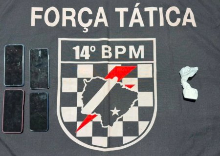 GLÓRIA DE DOURADOS: Força Tática prende dois homens por tráfico de drogas