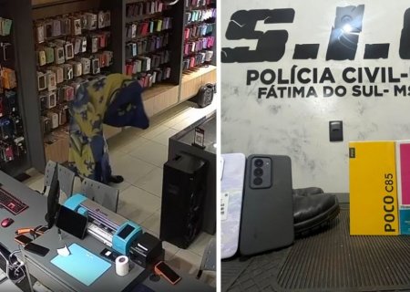 FÁTIMA DO SUL: “Fantasma” do furto é identificado pela Polícia Civil, e três celulares são recuperados