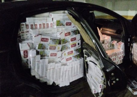 BPMR apreende 1.900 pacotes de cigarros contrabandeados na MS-164
