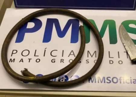 Homem é preso após tentar estuprar e agredir mulher com faca e corda em Rio Brilhante