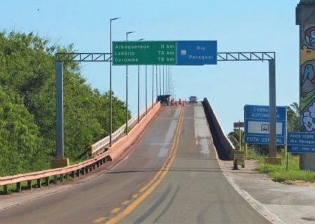Ponte sobre o Rio Paraguai será interditada por 19 horas na BR-262