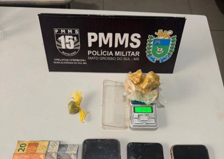 Três adolescentes são apreendidos por tráfico de drogas em Nova Alvorada do Sul
